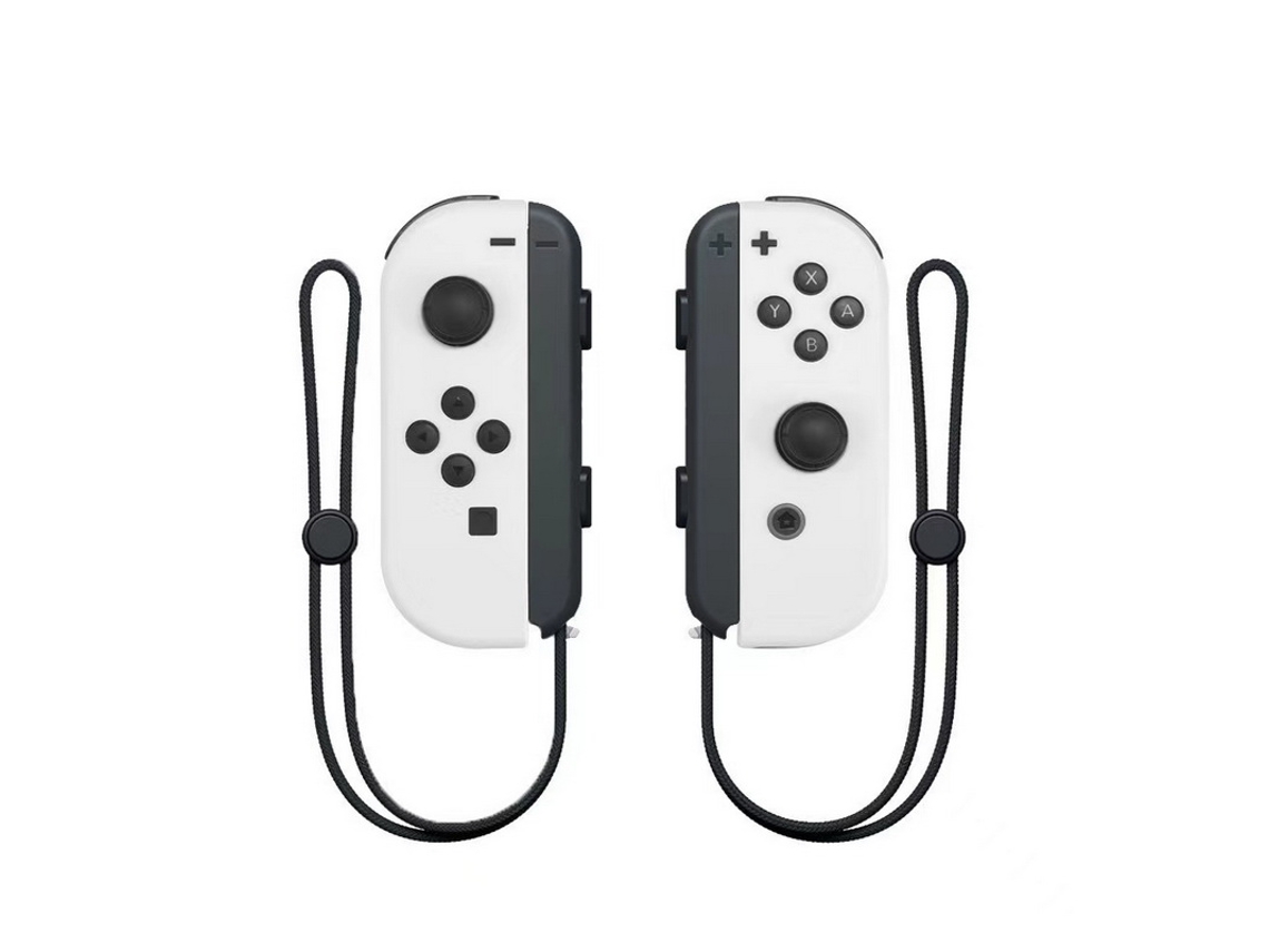 Mando inalámbrico Joycon (L/R) ZRUXE para Nintendo Switch/Oled/Lite-BLANCO