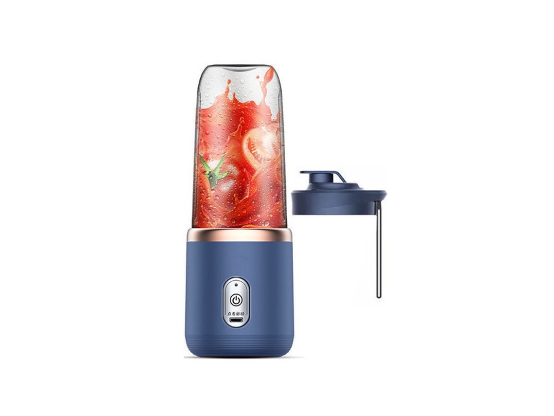 La mini licuadora portátil Tommy01 es recargable vía USB, tiene una capacidad de 300ml y es ideal para preparar batidos y otras bebidas.