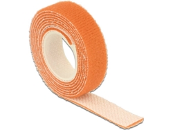 Cinta de Velcro DELOCK Naranja (13 mm x 1 m)