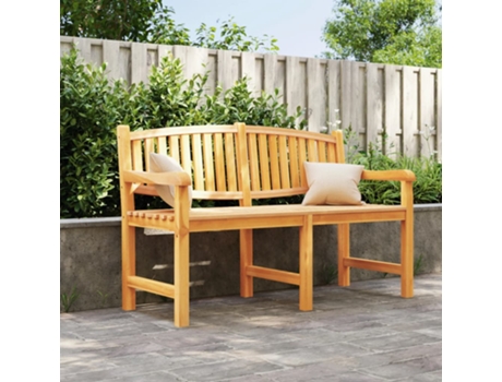 Banco De Jardín VIDAXL Marrón Teca (149.5x60x90 cm)