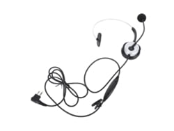 Auriculares Para Radio Bidireccional Con Micrófono De Diadema Para Gp2000, Gp300, Cp040 Y Cp100.