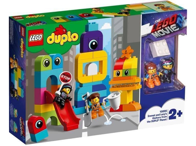 LEGO Duplo: Visitantes del planeta doble de Emmet y Lucy 10895 (Edad Mínima: 2 - 53 Piezas)