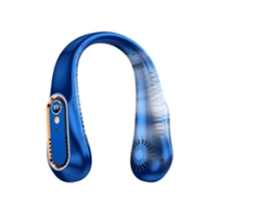 Ventilador De Cuello Sin Hojas - Velocidad Del Viento De 5 Velocidades - Pantalla Led - Recargable Por Usb - Ultraligero - Silencioso