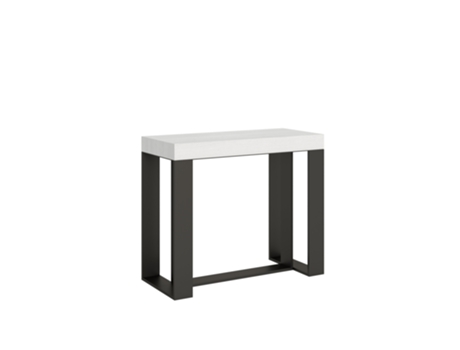Consolas Futura Extensible hasta 300 cm ITAMOBY (90 x 40 x 77 cm - Paneles de Melamina - Fresno Blanco)