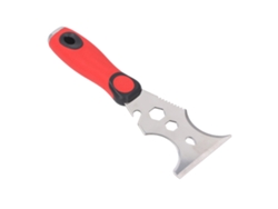 Raspador multifuncional para quitar pintura y abrir latas.