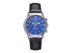 Reloj De Negocios Unisex Con Correa De Pu Patrón Simple Fanteeda Moda