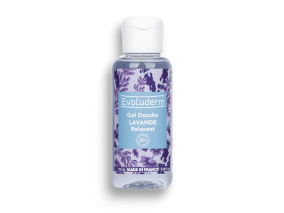 Gel de ducha relajante de lavanda EVOLUDERM