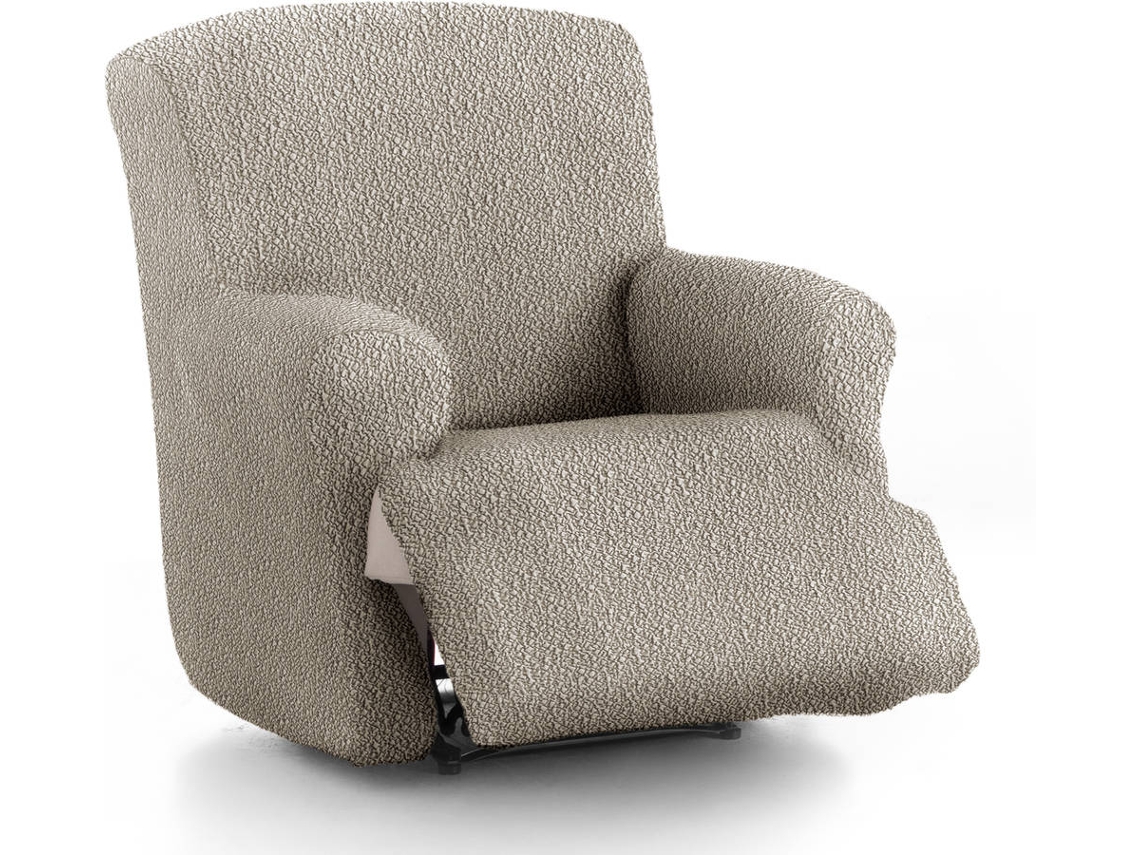 Funda Multielástica para Sillón Relax Extra MILICA Tejido Adaptable Spongy Beige Oscuro