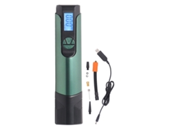 Bomba de aire eléctrica inalámbrica portátil con pantalla LCD y luz LED para automóviles, 70 W, inflador de neumáticos