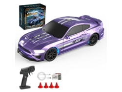 Roxosem Giroscópioenoze 8500 8501 1/43 2.4g 4wd Rtr Mini Carro de Drift Rc em Escala Real com Luzes Led Modelo de Veículo para Mesa MDUG