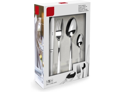 Cubiertero IBILI Inox (Acero Inox - 24 Piezas)