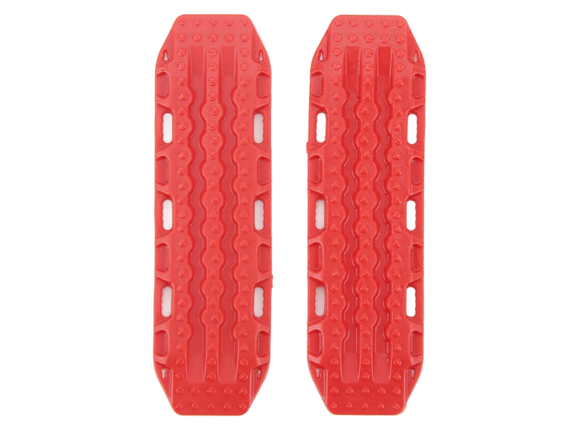 1 Par De Tablas De Escape Con Escalera De Arena, De Plástico Antideslizante, Para Coches Rc, Escala 1/18 Y 1/24, Color Rojo.