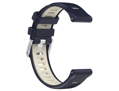 Correa de reloj de silicona azul Garmin Forerunner 265/265 Music