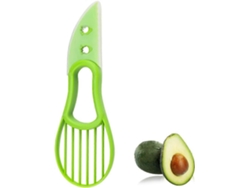 Cortador de aguacate, rebanador de aguacate 3 en 1, herramienta multifuncional para cortar aguacate, frutas y verduras.