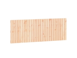 VIDAXL Cabecero De Cama De Pared Madera Maciza De Pino 159,5x3x60 cm