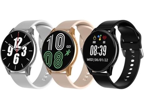 Smart watch con llamada Bluetooth, rastreador de fitness, resistente al agua, pantalla grande redonda, múltiples modos deportivos, batería de 4 a 1...