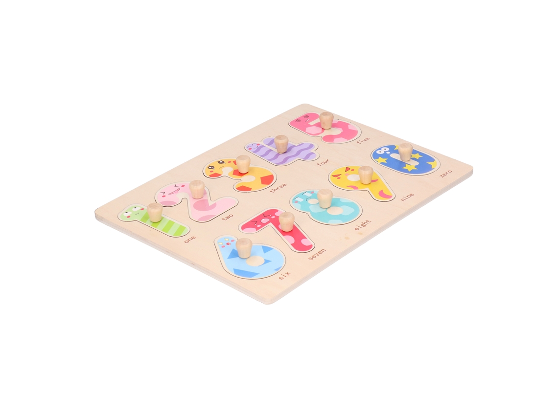 Rompecabezas De Madera Con Clavijas Para Niños En Edad Preescolar Y Mayores De 36 Meses.