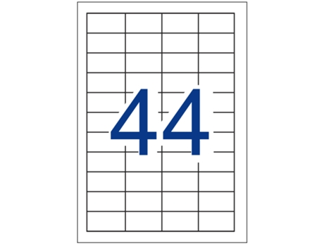 Etiquetas Adhesivas Multi3 Direct 500 Hojas APLI (Blanco - 48,5 X 25,4 mm)