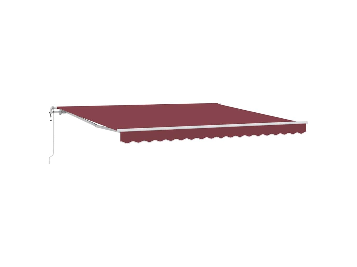 Maison Exclusive - Toldo Retráctil Automático Burdeos 400x300 Cm