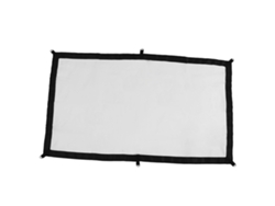 Pantalla De Proyector Plegable Hd De 60 Pulgadas, Sin Arrugas, Formato 16:9, Para Uso En Interiores Y Exteriores, Con Ganchos.