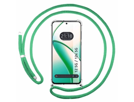 Funda Agua para Realme 12 5G 12X 5G TUMUNDOSMARTPHONE Silicona Verde