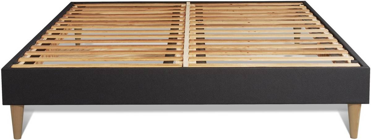 Conjunto de Somier Negro + Colchón SLEEPFIT Active (120x190 cm - Espuma Viscoelástica)