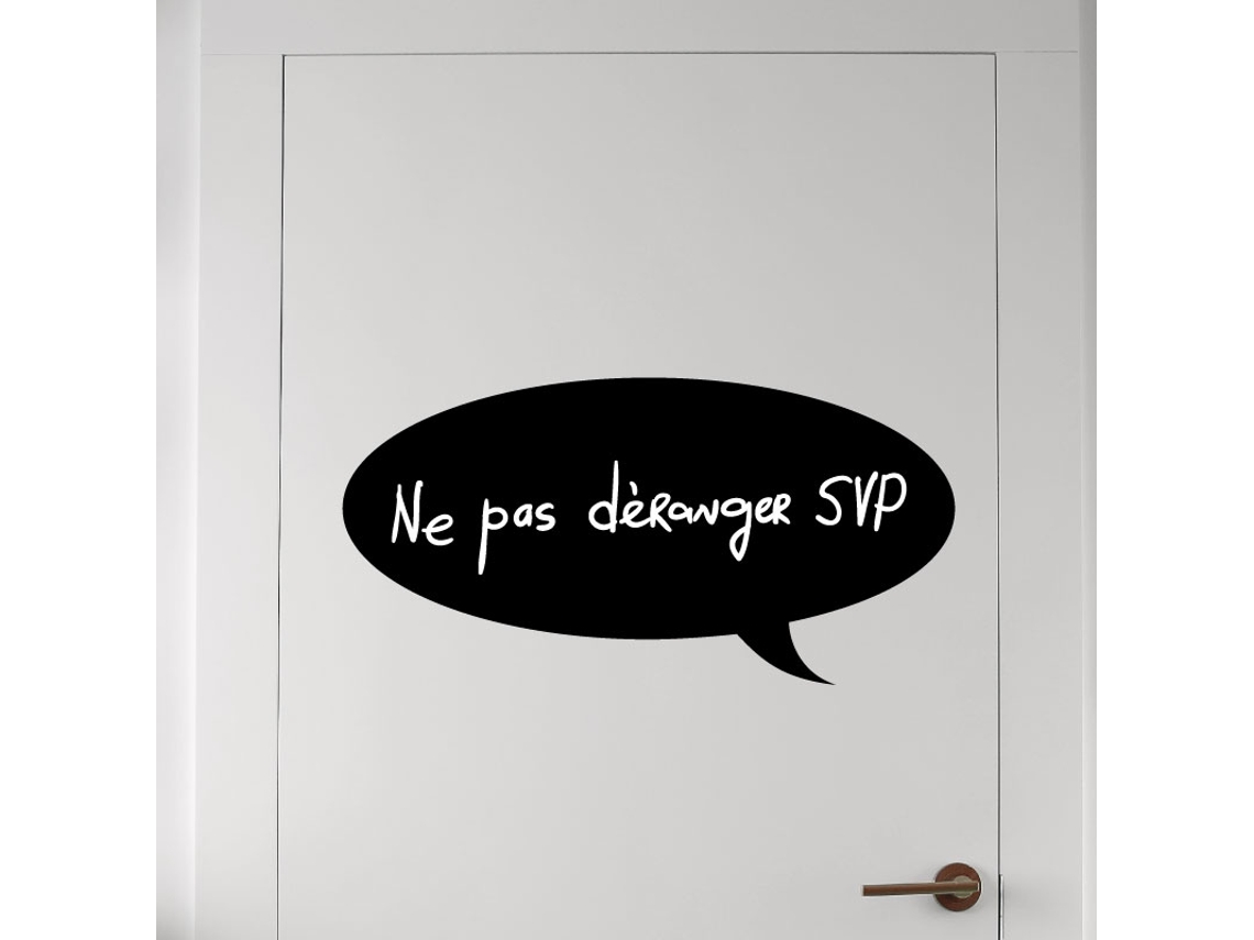 Pegatina de Pared de Pizarra Burbuja de Diálogo AMBIANCE STICKER