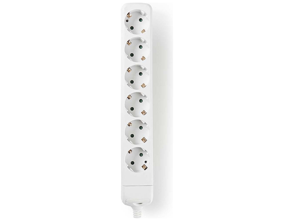 Bloque de 6 Tomas Sin Cable 250V 3680W NEDIS