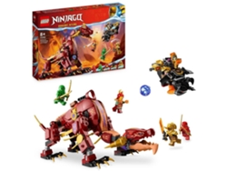 LEGO NINJAGO: Dragão da Lava Transformável em Onda de Calor – set de construção com um dragão ninja (479 peças)