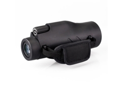 Telescopio monocular 12x50 HD Bak4 Prism FMC IP68 con mango antivibración para vida silvestre, senderismo, acampada, color negro Yizhood