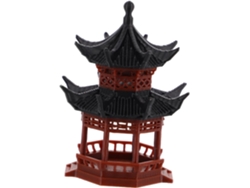 Pequeña Figura De Pagoda De Resina, Decoración De Micropaisaje Asiático Para Bonsáis Y Acuarios, Figura De Jardín