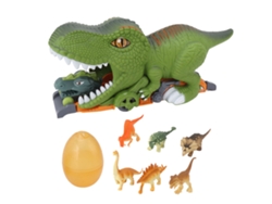 Túnel De Juguete Con Pista De Carreras De Dinosaurios Que Estimula La Imaginación. Incluye Dinosaurios Y Un Huevo.