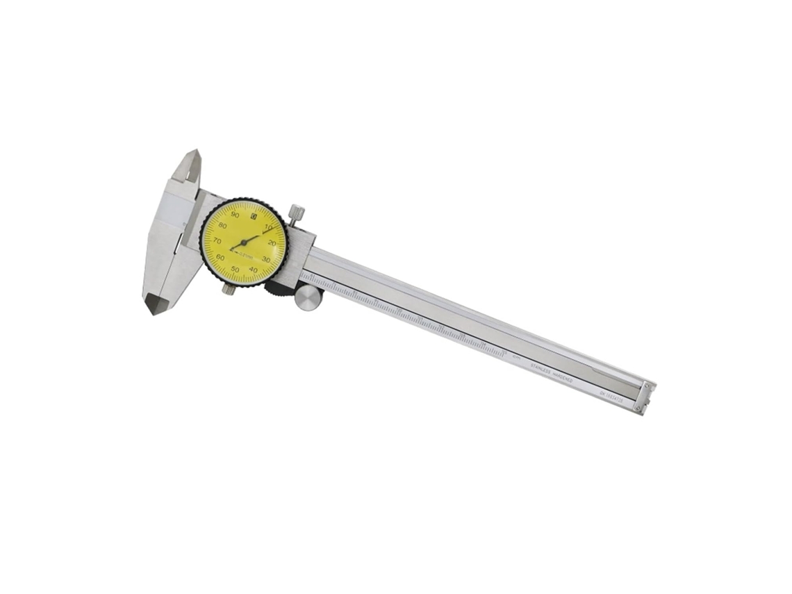 Micrómetro Vernier Pied À Coulisse De Precisión Cadran De 150 Mm, 6 Pulgadas, Calibre 0