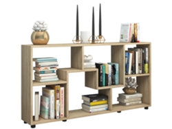 Aparador De Madera Con Estantes Separador De Ambientes Pintal Vcm