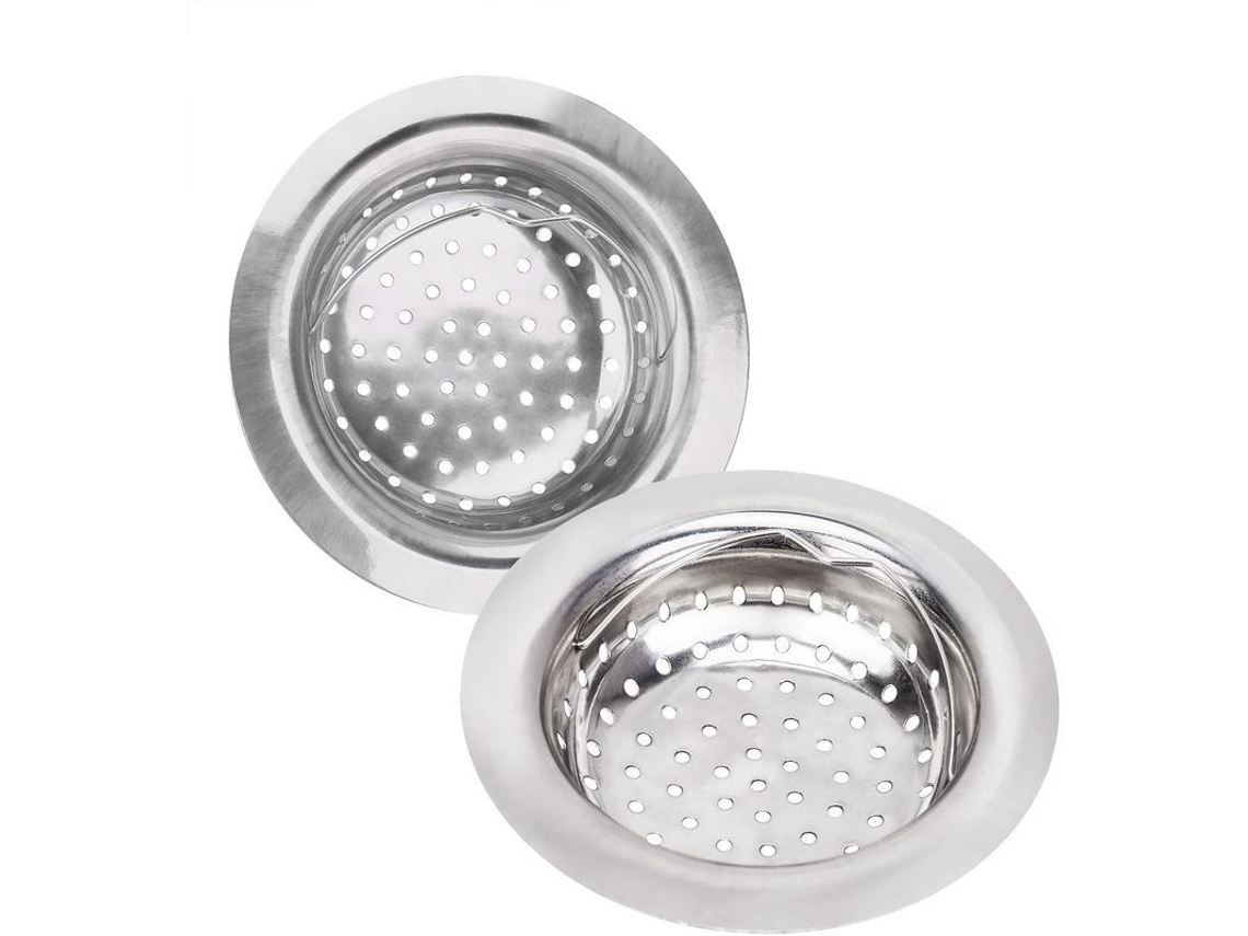 2 Filtros De Acero Inoxidable Para Fregadero De Cocina, Protector De Manos Con Diseño Práctico.