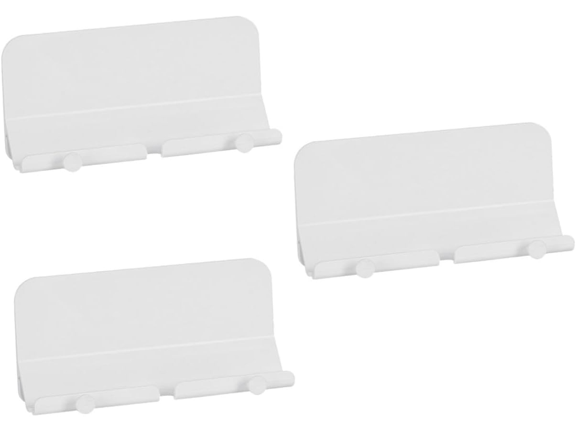 Soporte De Pared Para Teléfono De 3 Piezas Con Gancho Adhesivo Organizador