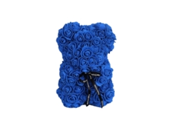 Flores artificiales de 25 cm, oso rosa, regalo de aniversario, novia, Navidad, San Valentín, cumpleaños, boda, fiesta, Truyuety