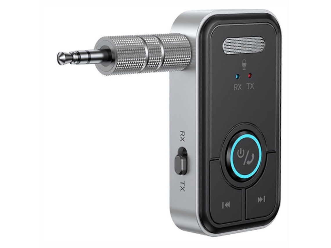 Adaptador transmisor y receptor de audio inalámbrico Rosewell Bluetooth 5.3 para coche