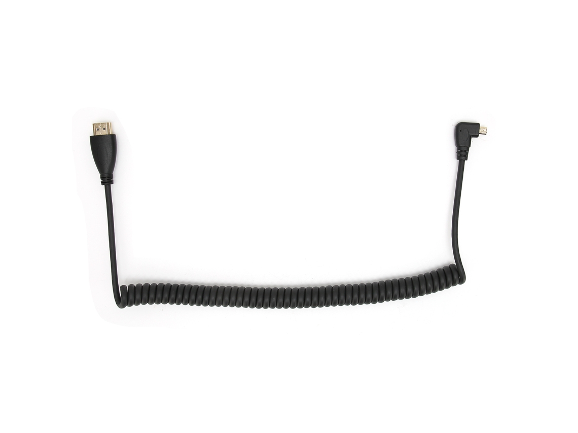 Cable Adaptador Hdmi A A Hdmi D Con Codo De Resorte, Plug And Play, Transferencia De Datos, Carga