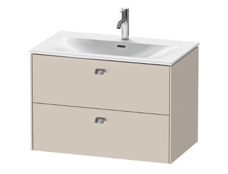 Mueble DURAVIT Brioso bajo lavabo montado en la pared 82,0 x 47,9 cm 2 cajones incl. recorte de sifón y delantal para lavabo Viu 234483