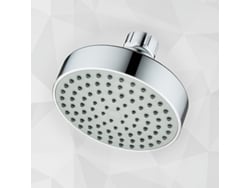Cabezal De Ducha Redondo De Alta Presión Para Montaje En Pared, Ducha De Baño De Plástico Con Acabado Lacado. Limpieza A Fondo.