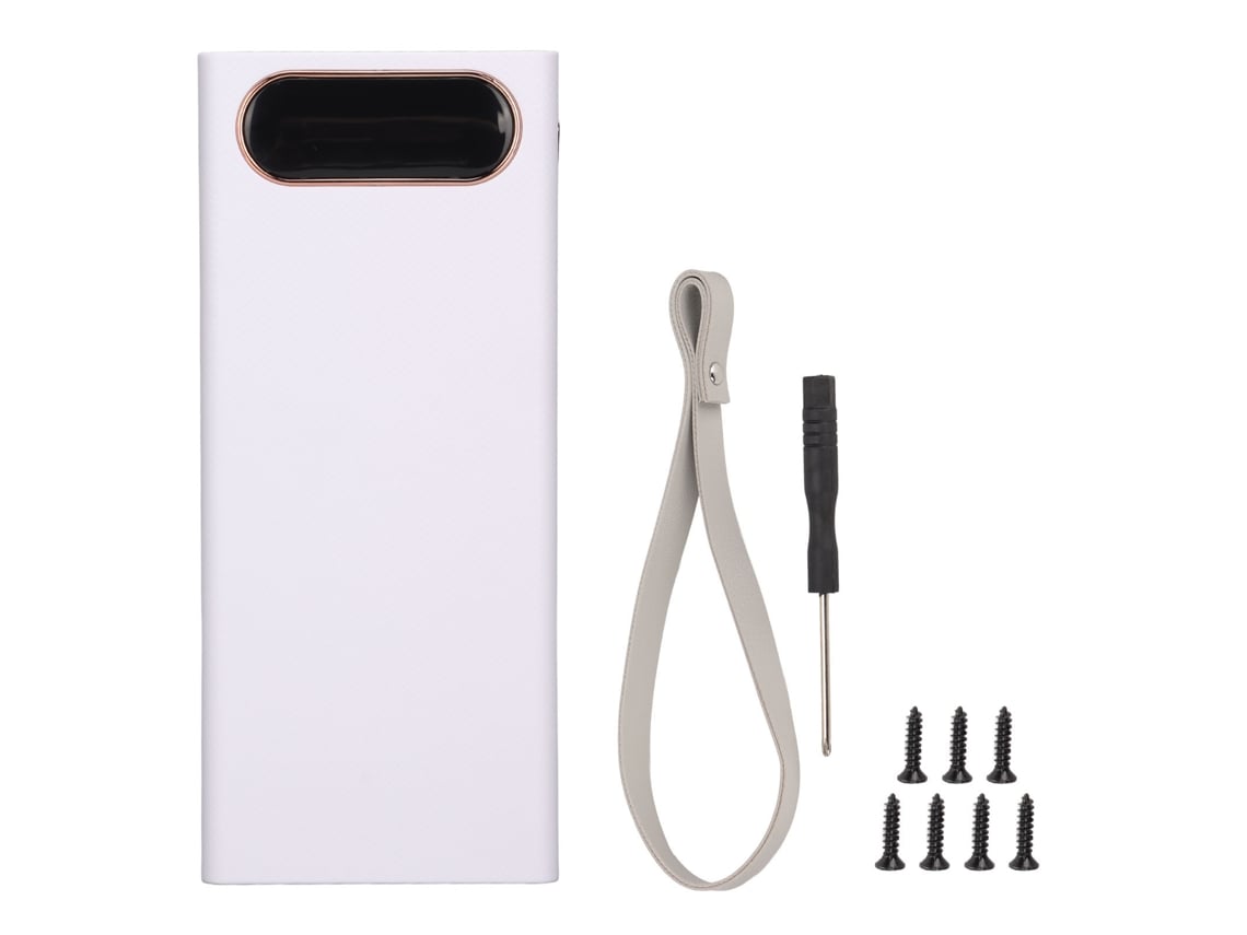 Kit De Banco De Energía Sin Soldadura 16 Piezas Baterías 18650 Carga Rápida 22.5w