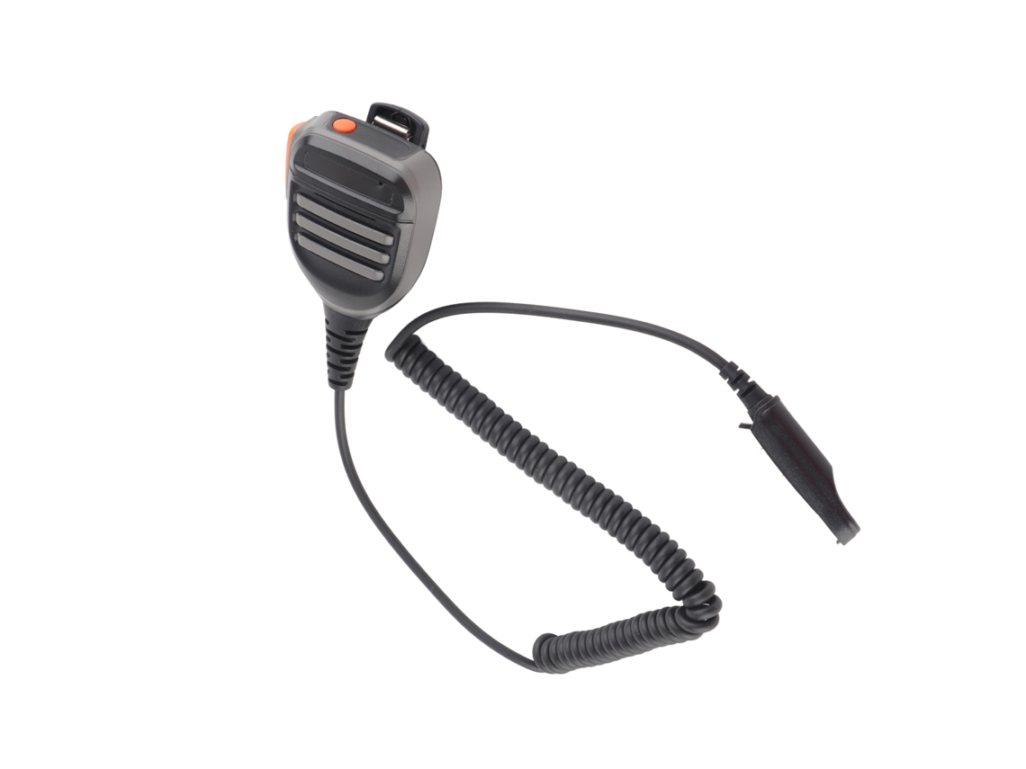 Microfone Mali Portátil de Ombro, à Prova D'água e Poeira, para Rádio Walkie Talkie Baofeng Uvxr
