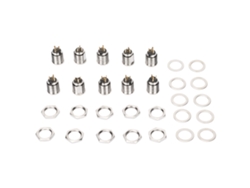 10 Conectores Xlr Macho De 4 Pines Para Montaje En Panel Metálico Para Micrófono.