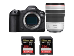 Canon Eos R5 Mark Ii + Rf 70-200mm F/4 L Is Usm + 2 Sandisk 256gb Uhs-ii 300mb/s + Ebook “20 Consejos Para Fotos Que Impactan”