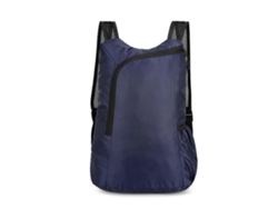Mochila impermeable y resistente de gran capacidad, ideal para senderismo, viajes y actividades al aire libre. Color azul oscuro.