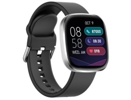 Smartwatch INNOVA Sw22 Ritmo Cardíaco Negro y Plata