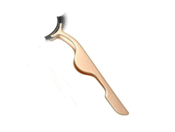 Herramienta Aplicadora De Pestañas Postizas, Pinzas Para Extensiones De Pestañas, Clip Removedor (dorado)