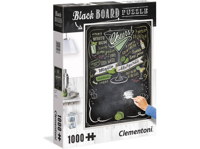 Puzzle CLEMENTONI Blackboard (1000 Piezas)