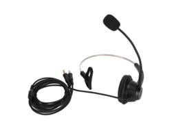 Auriculares Mono Con Cable Para Pc H360-pc Con Micrófono Con Cancelación De Ruido, Plug And Play.